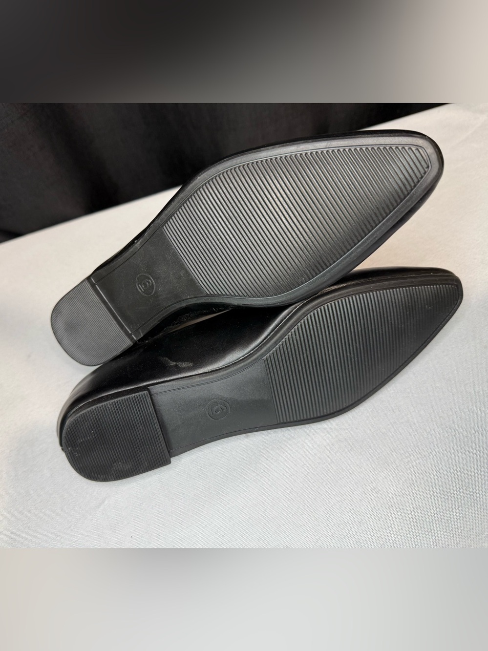 a new day Black Pointed Slip-On Loafers - Picture 8 of 11